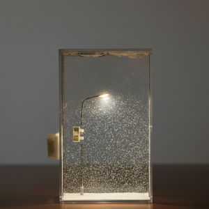 Snowy Night Street Lamp (DIY Night Light)- এক পিস